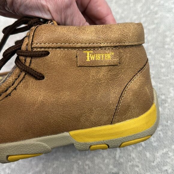 Twister Western Chukka Boots Shoes Cheetah Sunflower Girls 12 NWT - Picture 8 of 11